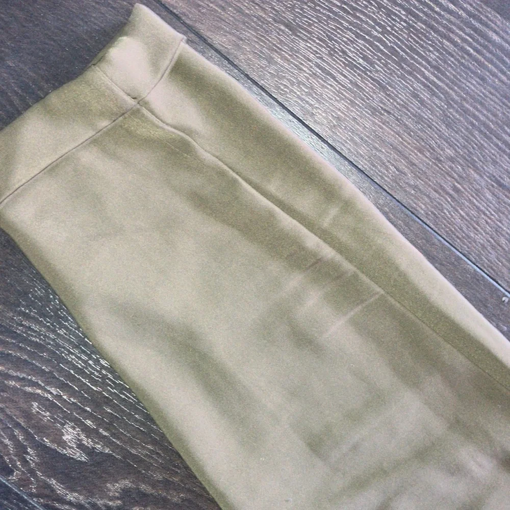 Olive Green Women's Cargo Pants - Picture 4 of 7